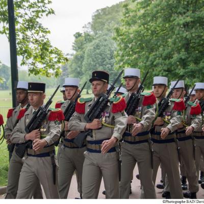 Photos de la cérémonie du 8 Mai 2017 , célébrée au Parc de la Tète d'Or à Lyon