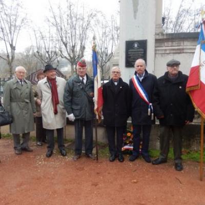 Hommage ​au Général Leclerc a l'initiative du Président  André Geinet de l'Amicale de la  2ème DB