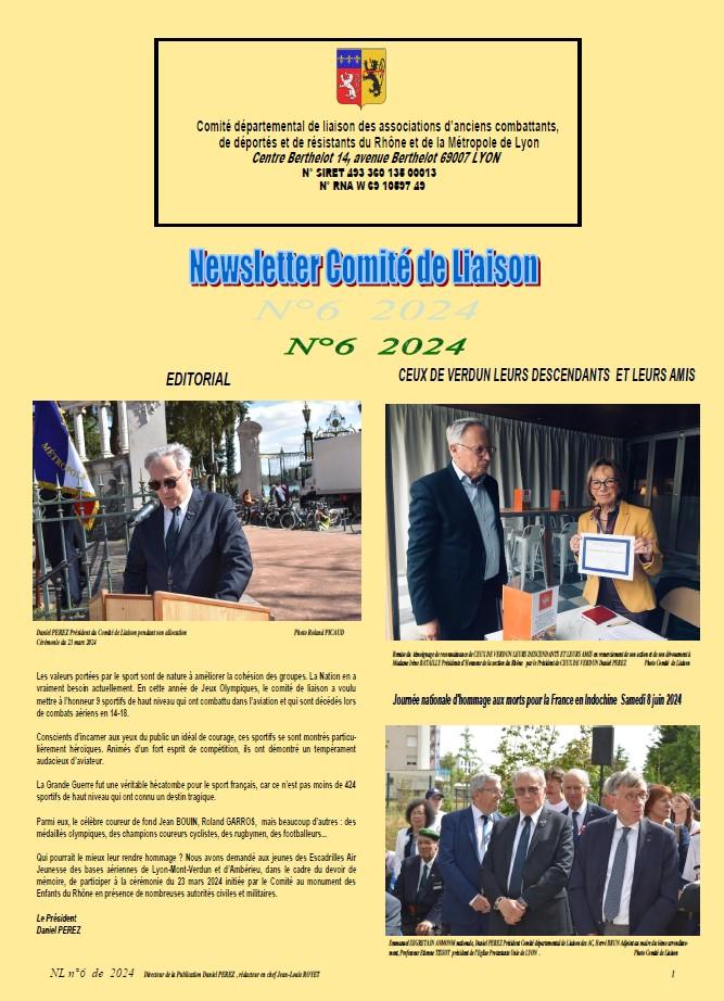 newsletter N°6 juin 2024